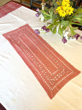 Load image into Gallery viewer, #03 vintage studio-dyed table runner - madder root