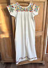 Load image into Gallery viewer, RARE Mexican embroidered dress - a vintage classic with a twist

